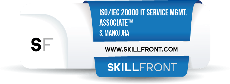 ISO 20000 Badge Skillfront